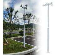 Caméra de sécurité en acier galvanisé Pôle 3m Stand de surveillance autonome Montée murale Caméra de sécurité Porte Porte-montage Porte-monnaie Porte-monnaie Porte-monnaie Porte-montage Porte-montage