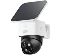 Caméra de sécurité EufyCam SoloCam S340,WiFi exterieure sans Fil, Surveillance 360° ,3K, sans Angle Mort, Wi-FI 2, 4 GHz, sans Frais mensuels, Compatible HomeBase 3