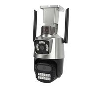 Caméra de sécurité Extérieure 4MP, Caméra HD Extérieure avec Suivi de Mouvement, Caméra de sécurité WiFi 360 Degrés PTZ Détection de Mouvement 2 Voies Conversation Vision Nocturne