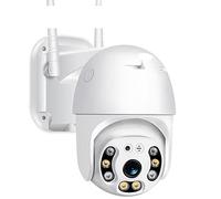 Caméra de sécurité extérieure ANBIUX 1080P caméra de sécurité extérieur PTZ vitesse dôme caméra IP sans fil CCTV panoramique inclinaison 4XZoom IR Surveillance réseau P2P CAM(1080P NO SD Card)