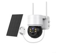 Caméra de sécurité extérieure avec imagerie 4MP sans fil et alimentée par l'énergie solaire pour plus de performance