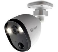Caméra à projecteur d'intérieur et d'extérieur 1080p filaire ou sans fil blanche Swann SWIFI-SPOTCAM avec projecteur et capteur