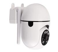 Caméra de sécurité Extérieure, Caméra de sécurité Domestique WiFi 1080P Conversation Bidirectionnelle, Détection de Mouvement, Vision Nocturne Couleur et Vue de Rotation à 350 °