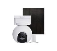 Caméra de sécurité extérieure EZVIZ HB8 Pro 4K motorisée 360° Wi-Fi avec panneau solaire 5 W Blanc