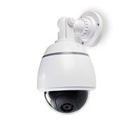 Nedis Caméra de sécurité factice DUMCD50WT – Dôme, IP44, alimentation par batterie, intérieur, blanc