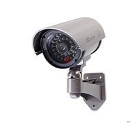 Caméra de sécurité factice - NEDIS - Tube - IP44 - Gris - Extérieur