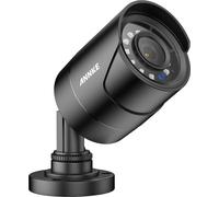 caméra de sécurité HD 2MP, vision nocturne jusqu'à 20 mètres, objectif 3,6 mm, IP66 résistant aux intempéries, noir