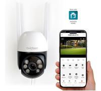 Caméra de sécurité HomeCam 2K PTZ extérieure motorisée connectée Avidsen Home - Avidsen - 127154