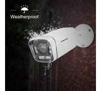 Caméra de sécurité hybride 1080p 4 en 1 AHD/TVI/CVI/CVBS-Objectif focal Vari 2,7-13,5 mm-Vision nocturne infrarouge de 39,6 m-Pour intérieur et extérieur