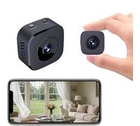 Caméra de sécurité Iaomi Mini 6K sans Fil WiFi 2,4 GHz avec Vision Nocturne, for la Surveillance à Distance et Maison connectée (Nouveau)(Black-No Card)