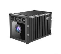 Caméra de sécurité intérieure 1080p WiFi pour bébé Noir | Connectivité WiFi, aucun hub nécessaire, détection des pleurs de bébé, suivi des animaux de compagnie