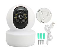 Caméra de sécurité intérieure 1920x1080P HD WiFi, caméra sans fil pour la maison, moniteur pour bébé, Audio bidirectionnel, caméra pour animaux de compagnie