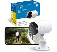 Tapo C410 2K(3MP) Caméra de Surveillance WiFi Extérieure sans Fil Solaire, Autonomie permanente de la Batterie, Personne Détection, Vision Nocturne en Couleur, IP65 Etanche, Aucune hub requis