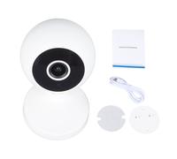 Caméra de sécurité intérieure intelligente Smart Home Guardian : résolution 2K 3 MP, audio bidirectionnel sans fil, options de montage fle