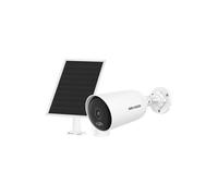 Caméra de sécurité IP Bullet TurboHD 2.8mm IP66 avec panneau solaire IP65 - DS-2CFS04/4G (2.8mm) blanc