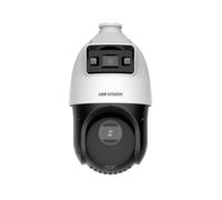 Caméra de Sécurité IP Hikvision Double Objectif PTZ Dôme PoE 4MP+4MP 2.8mm+4.8-120mm Extérieur IP66 - DS-2SE4C425MWG-E(14F0)