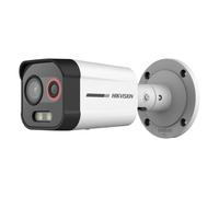 Caméra de Sécurité IP Hikvision HeatPro Bullet PoE 4MP 1.35 4mm Extérieur IP67 - DS-2TD2608-1/QA