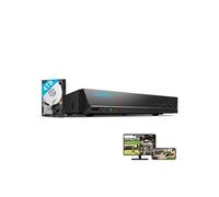 Caméra de Sécurité NVR PoE à 16 Canaux pour Enregistrement 24h/7j Fiable, Disque Dur de 4TO, Supportez 12MP/8MP/5MP/4MP IP Caméra