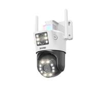caméra de sécurité PTZ 4K, zoom optique x8, vision nocturne à double objectif, C298 Max