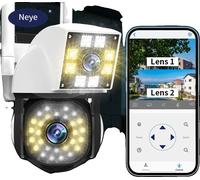 Caméra de sécurité PTZ WiFi, 1080P Full HD, design étanche, 2MP, prise Eu