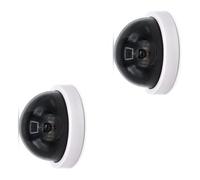 Caméra de sécurité réaliste pour intérieur et extérieur en matériaux ABS Appareil léger avec voyant d'avertissement clignotant Caméra de surveillance dôme haute simulation