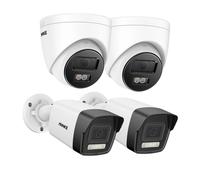 Caméra de sécurité, résolution 12MP HD, détection de personnes et de véhicules, 1/3
