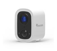 Caméra de sécurité sans fil - TOUCAN - S4 - Vidéo 2K Quad-HD - Batterie 5200 mAh - Communication bidirectionnelle