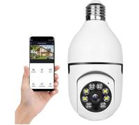 CaméRa De SéCurité Sans Fil Wifi Ampoule CaméRa, CaméRa De Surveillance DôMe Hd Vision Nocturne CaméRa De Prise De LumièRe, [465]
