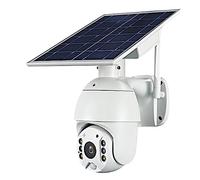 Caméra de sécurité solaire 4MP 4G carte SIM caméras de Surveillance sans fil couleur batterie Rechargeable Protection de la maison intelligente(WiFi)