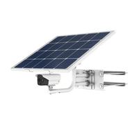 Caméra de Sécurité Thermique Solaire IP Double Hikvision Bullet PoE 4MP 4.3mm Extérieur IP67 - DS-2DE2C400IWG-K/4G/C09S20(2.8mm)