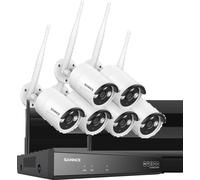 Caméra de sécurité, vidéo HD 5MP, vision nocturne jusqu'à 30 mètres, 8CH NVR 6pcs Kits, 1T