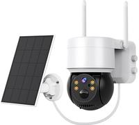 Caméra de sécurité WiFi, résolution Full HD 1080P, rotation PTZ 270°, Hiseeu WTD512