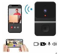 Caméra de sonnette intelligente sans fil, caméra de sonnette vidéo WiFi avec audio bidirectionnel, vision nocturne, stockage cloud