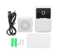 Caméra de Sonnette Vidéo sans Fil, Caméra de Sonnette de Vision Nocturne Visible Wifi, Caméra D'interphone Vidéo Avec Caméra Jour et Nuit Audio Bidirectionnel, Système de Contrôle D'accès à Domicile