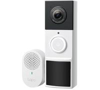 Caméra de sonnette vidéo - TP-Link - Tapo D210 - Wi-Fi 2,4 GHz - Vision nocturne - Détection de mouvement