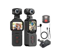 Caméra de Sport 5K Antion, Caméra de Poche avec Suivi Du Visage pour Vlogging, Enregistreur Vidéo Portable ELS avec Microphone