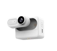 Caméra de Sport Caméra Portable améliorée, étanche, Grande Batterie, Petite caméra, Poche for Pouce, Mini de Sport d'action pour Le Cyclisme et Le vlogging Animalier(White)