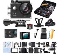 Caméra de sport EKEN Ultra HD 4K WiFi 1080P 60fps 2.0"" LCD 170D étanche 12MP + Accessoires - Noir