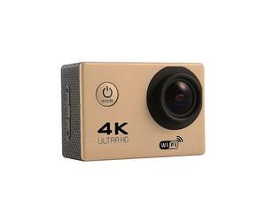 Caméra de sport étanche YONIS, Wi-Fi, 4K, ralenti, grand angle 16 Mpx (170), couleur or