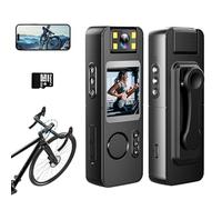 Caméra de sport Full HD - Idéal pour le travail de sécurité et le vlogging en plein air ! Grand angle de 150°, longue durée de vie de la batterie, WiFi, et assistance LED de vision nocturne