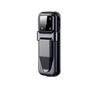 Caméra De Sport HD Mini Caméscope Vision Nocturne Enregistreur Vocal Vidéo Tableau Bord DVR Casque Vélo Aimant Ventouse Pince Arrière(Built-in 128G)
