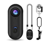 Caméra de sport Le royal 4K Pouce ActionSports Poche Portable Corps Caméra Casque Support de caméra n'importe où, accessoire multifonction Mini caméra de poche (carte TF en charge maximum de 256 Go