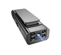 Caméra De Sport Montée À La Poitrine, Came De Sécurité Portable, Caméra Corporelle Avec Audio, 8,3x1.9x2,6 Cm, Conception Portable Légère, Batterie À Longue Durée De Vie Rechargeable Pour Extérieur