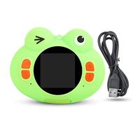 Caméra de Sport numérique Verte Grenouille Mignonne pour Enfants, Objectif HD avec Emplacement pour Carte mémoire de 32 Go
