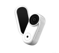 Caméra de sport portable HD 1080p - Caméra de vlogging portable - Caméscopes POV mains libres magnétiques pour cyclisme, moto, promenade d'animaux domestiques, vlogging (blanc)