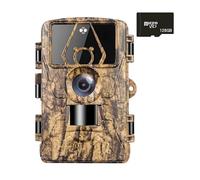 Caméra De Suivi des Sentiers Étanche, WiFi 8K, PR801W, 60mp, Prend en Charge La Visualisation par Application, for Chasse Aux Animaux Plein Air, Vision Nocturne Et Surveillance Ferme(Add 128GB)