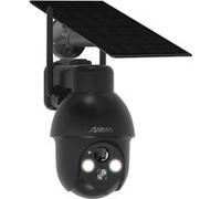 Camera de surveillance à batterie avec panneau solaire ANRAN 3MP 2K HD sans fil WIFI- Q03 Noir Noir