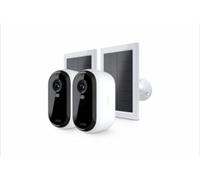 Caméra de surveillance ARLO 2 caméras Essential 2K+2 Panneaux sol.