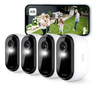 Arlo Essential 2 HD,Caméra de Surveillance WiFi Extérieure Sans Fil,Autonomie de 6 mois,Vision Nocturne Couleur,Éclairage,Sirène