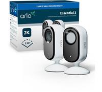 Arlo Caméras de surveillance Essential 3 2K intérieures Pack de 2 blanches